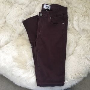 Paige verdugo ultra skinny dark purple jean